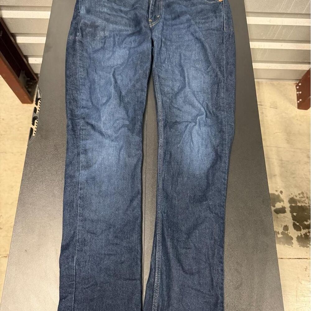 Levi-s Men's Blue and Navy Jeans